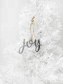 Joy Christmas Ornament