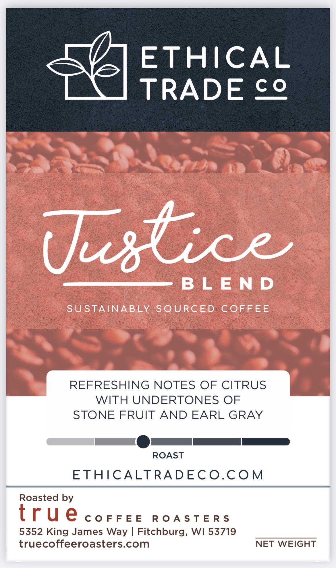 Justice Blend Coffee 16oz - Ethical Trade Co