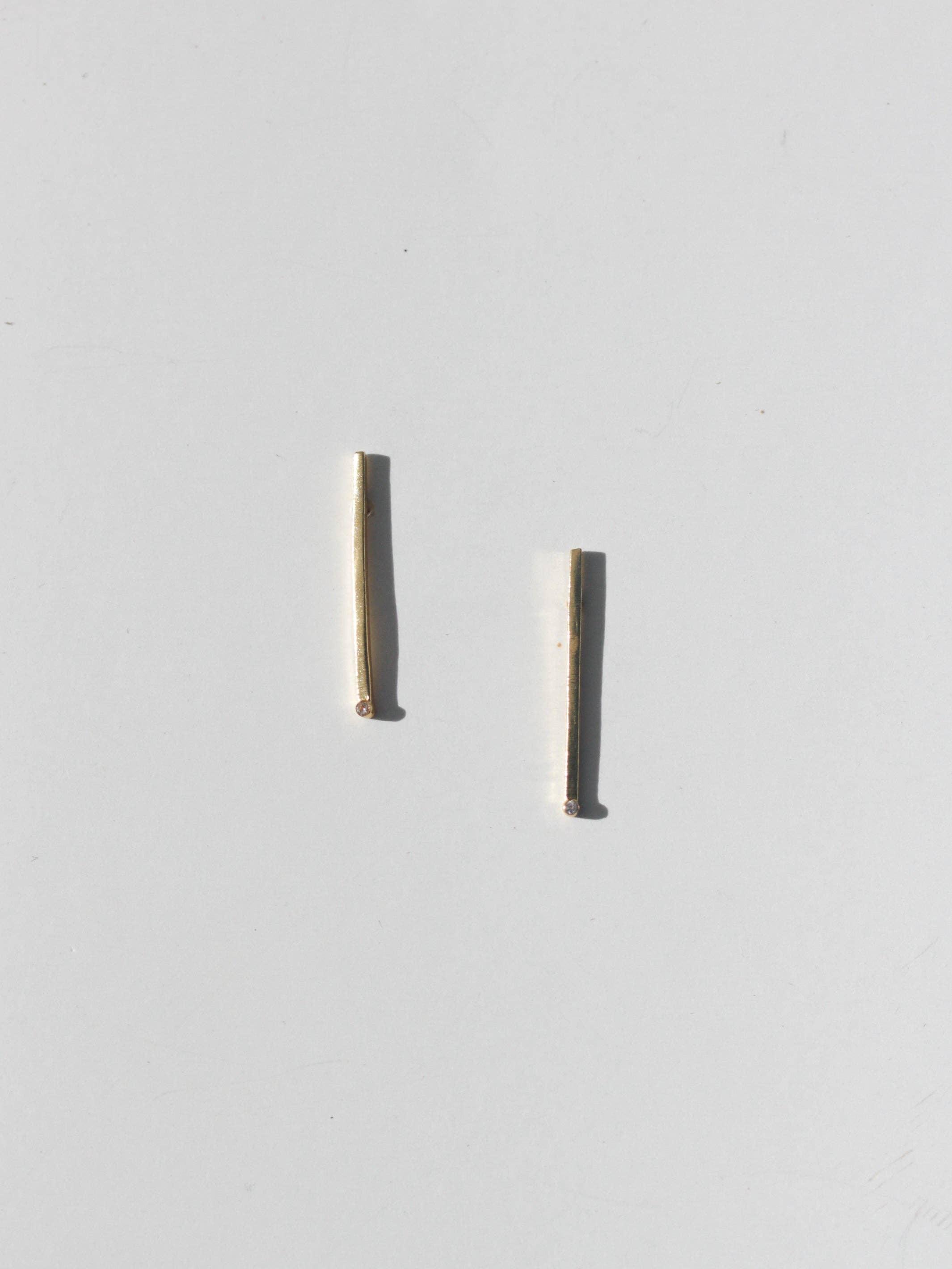 Luxe Gold Bar Earrings - Ethical Trade Co