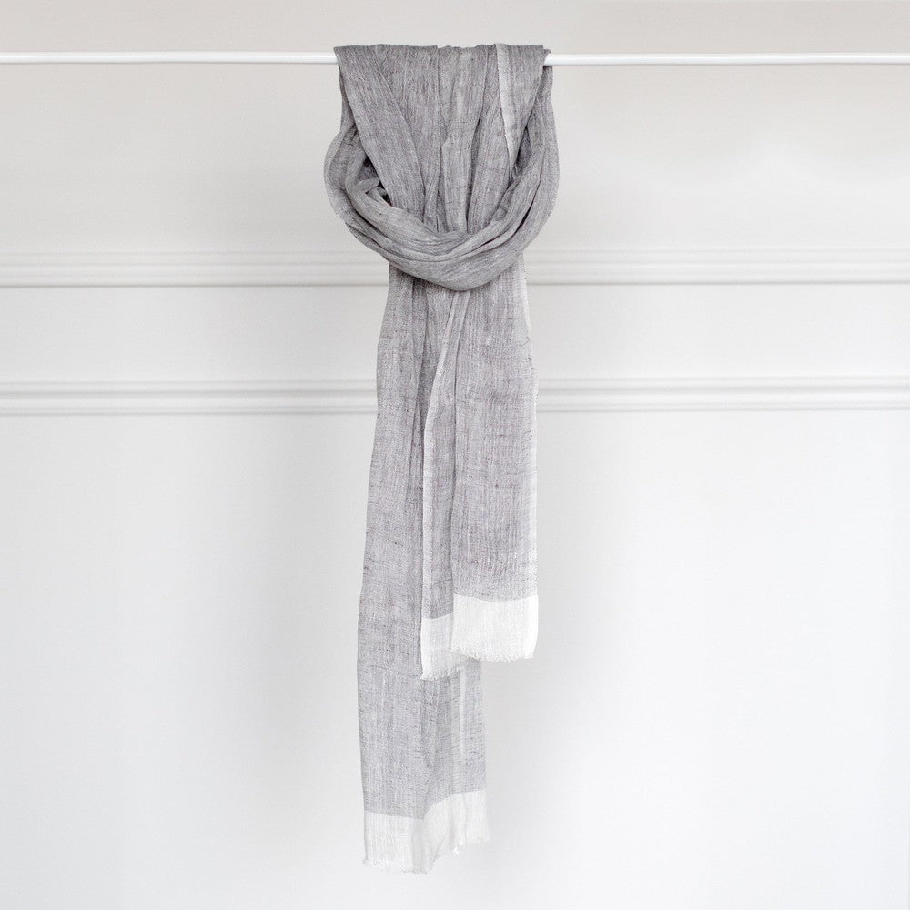 Mariam Handwoven Linen Scarf