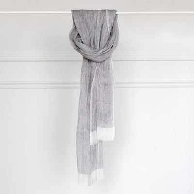 Mariam Handwoven Linen Scarf