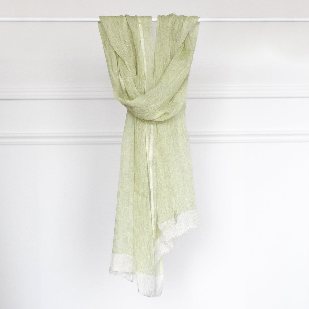 Mariam Handwoven Linen Scarf