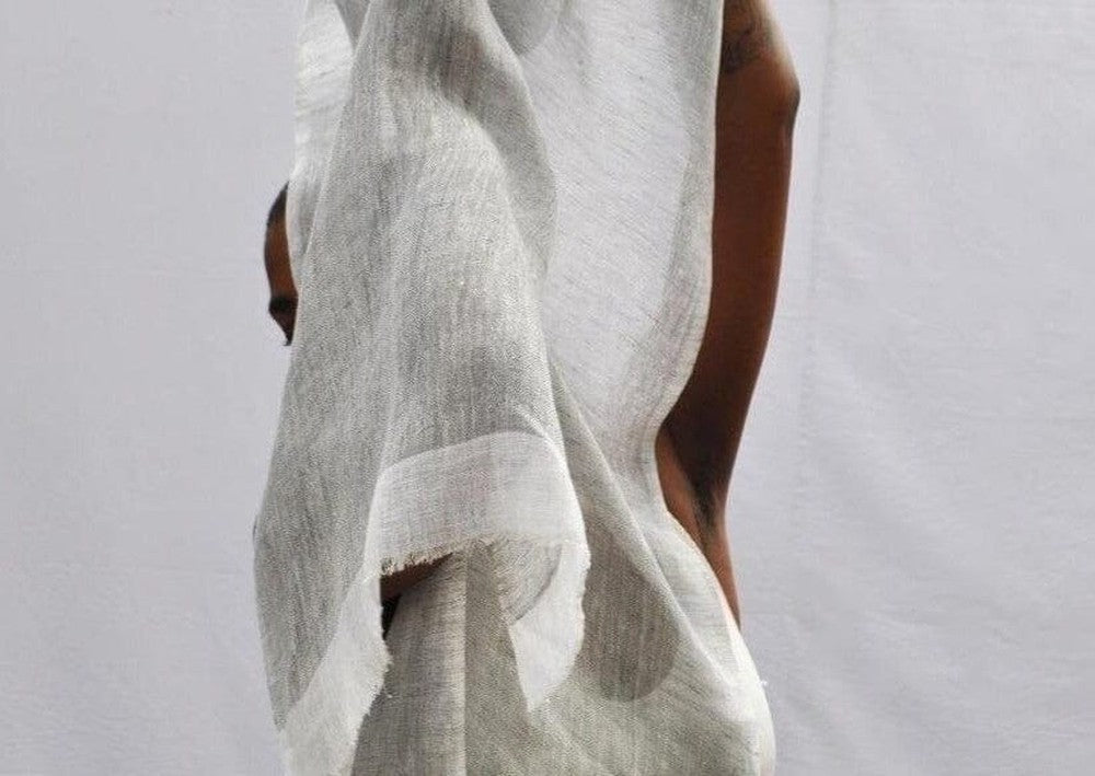 Mariam Handwoven Linen Scarf