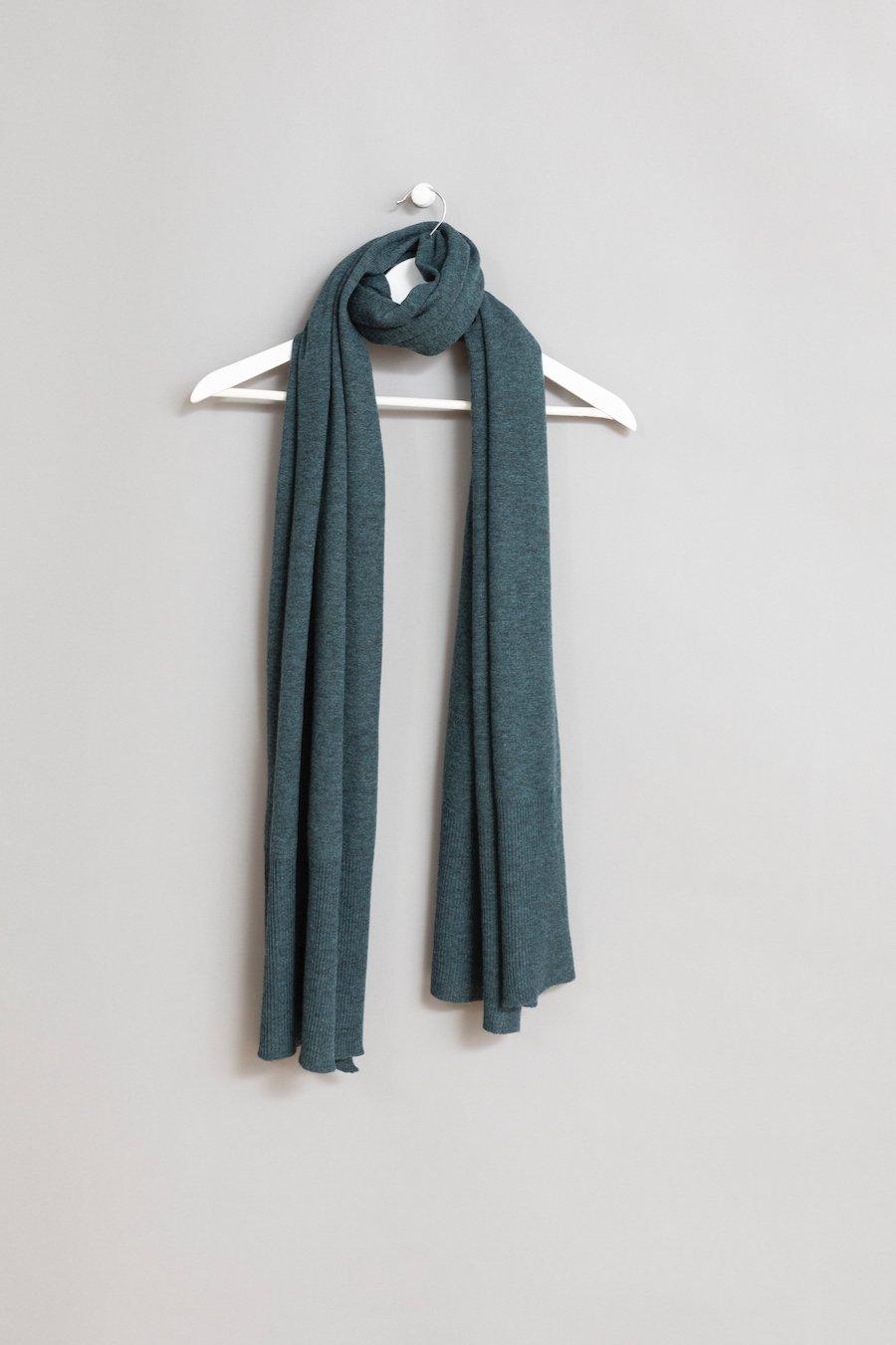 Merino Edge Rib Scarf - Ethical Trade Co