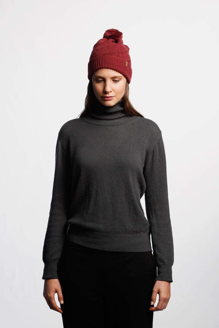 Merino Pom Pom Hat - Ethical Trade Co