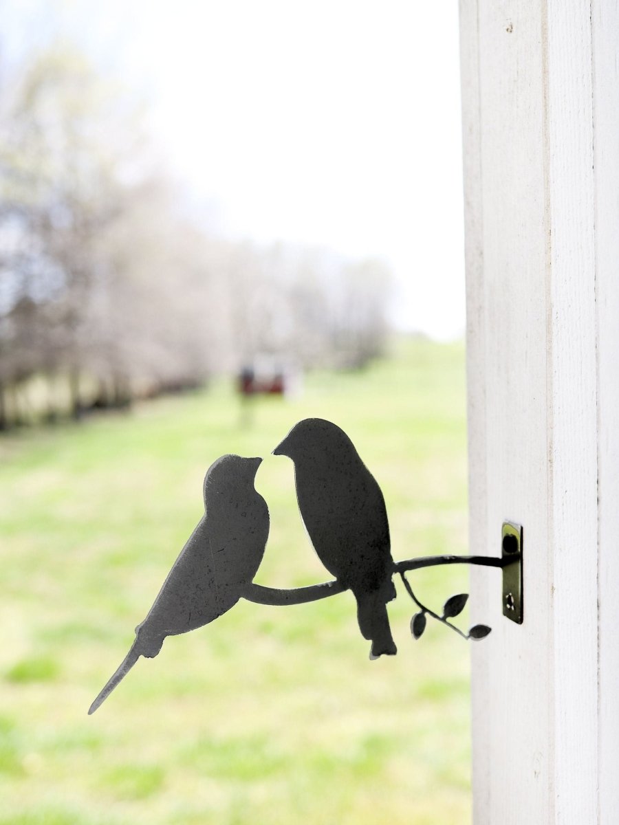 Metal Bird Statue - Love Birds Statue