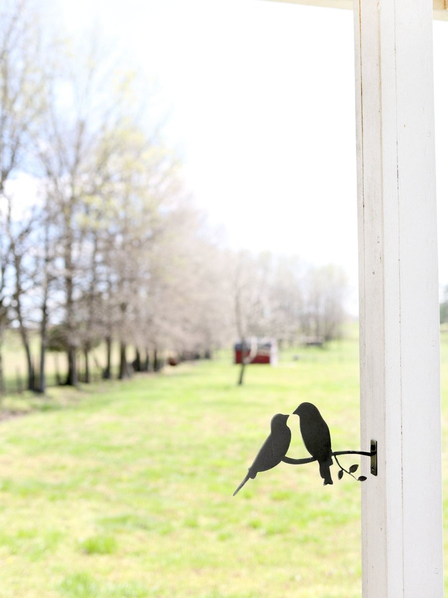 Metal Bird Statue - Love Birds Statue