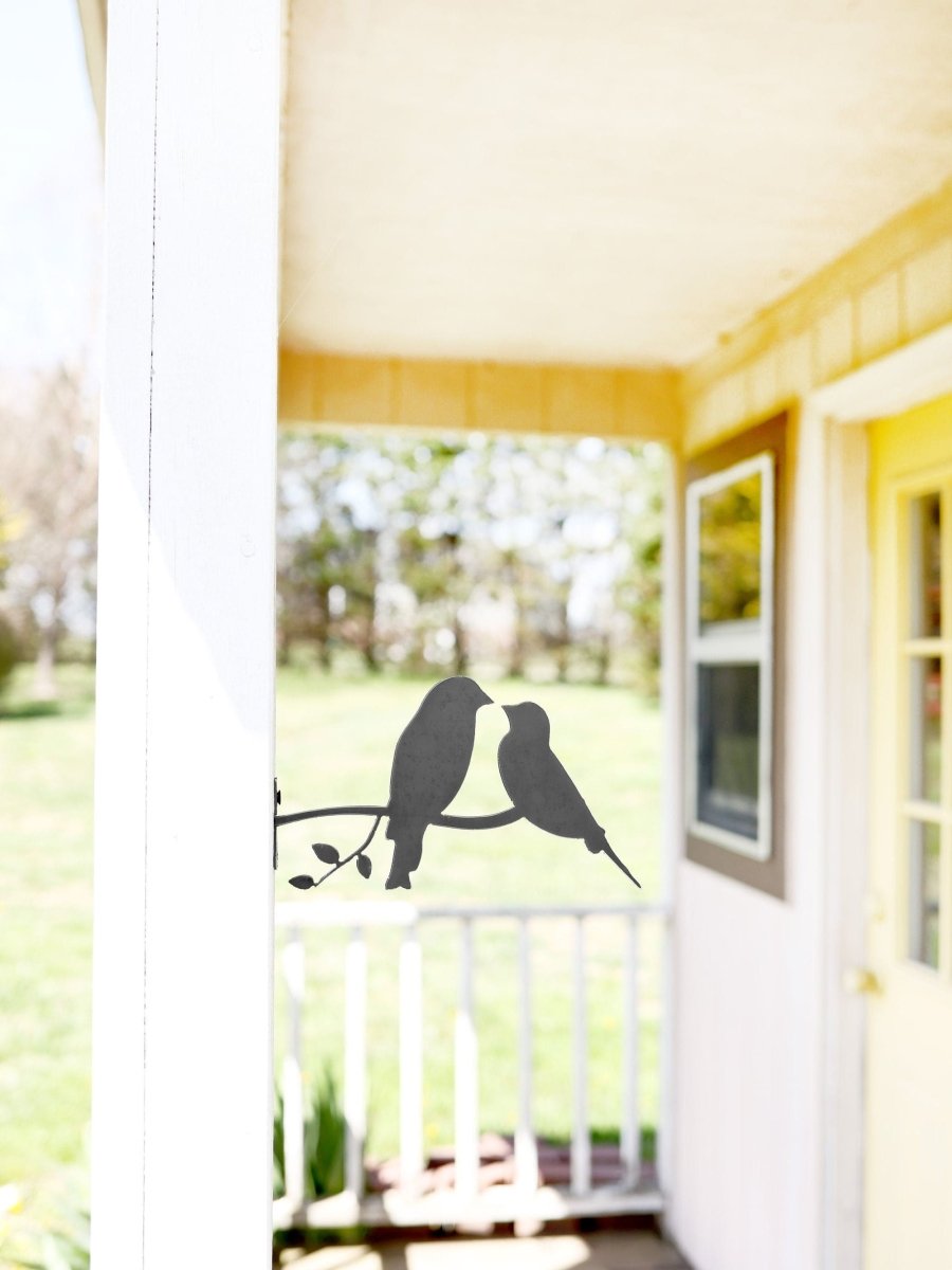 Metal Bird Statue - Love Birds Statue