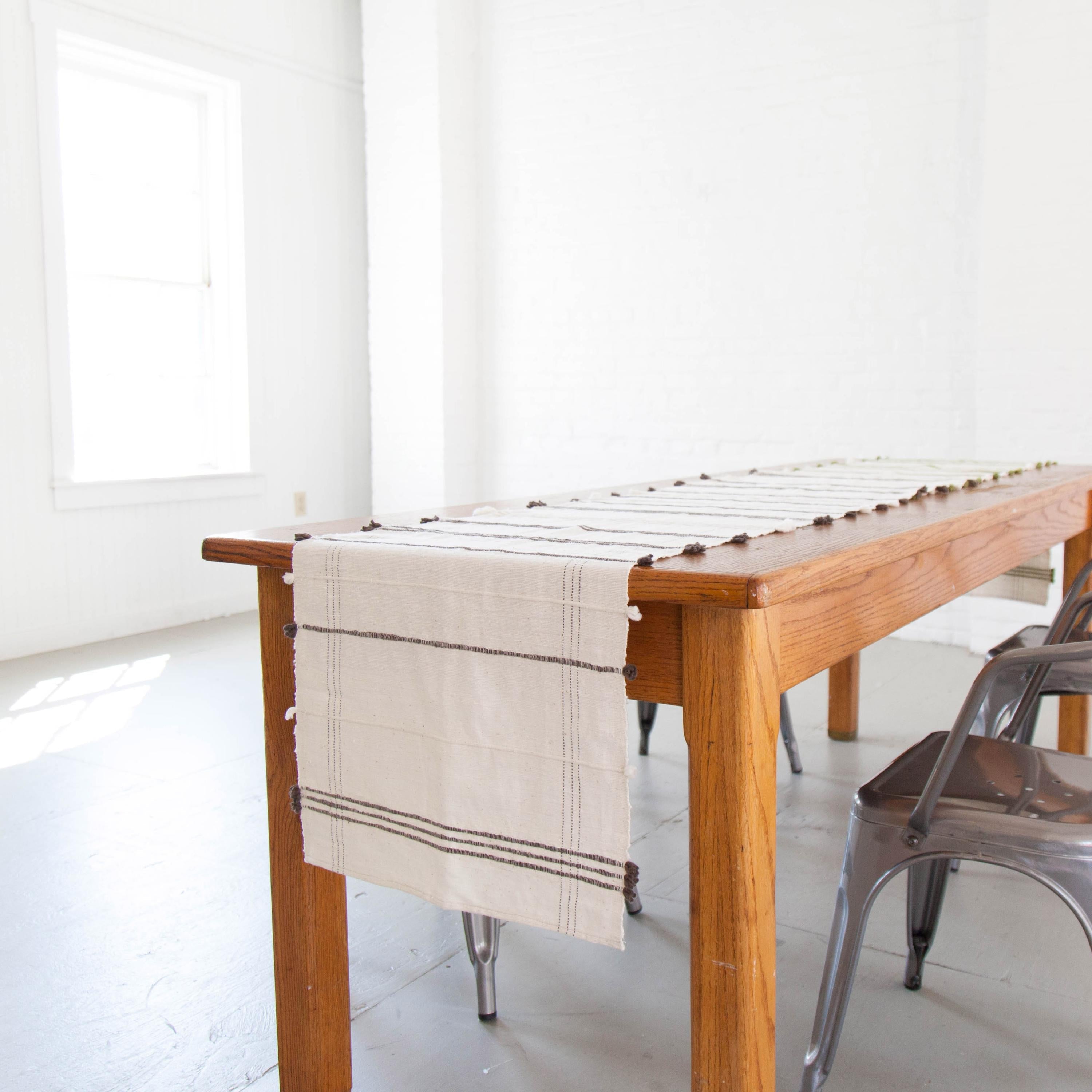 Ribbons Cotton Table Runner