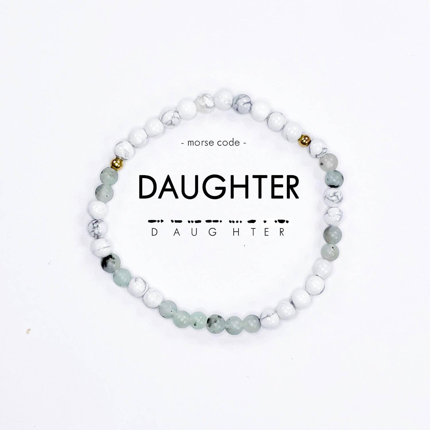 Morse Code Bracelet | DAUGHTER - Ethical Trade Co