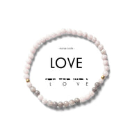 Morse Code Bracelet | LOVE - Ethical Trade Co