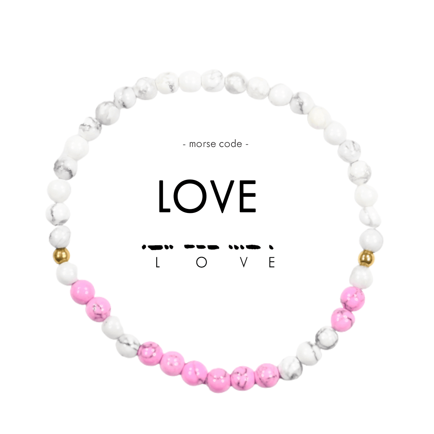 Morse Code Bracelet | LOVE - Ethical Trade Co