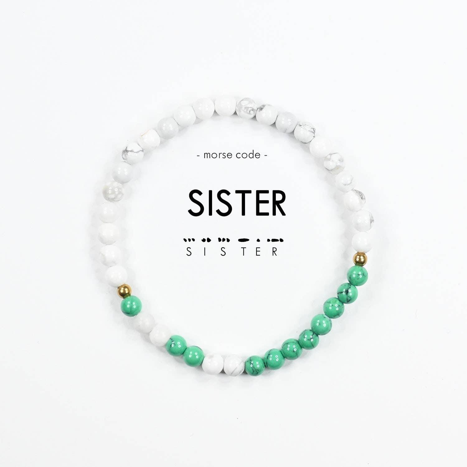 Morse Code Bracelet | SISTER - Ethical Trade Co