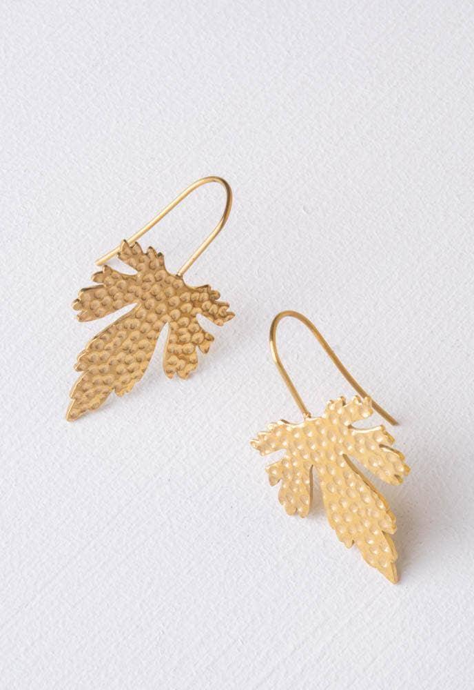 New Leaf Maple Earrings - Ethical Trade Co