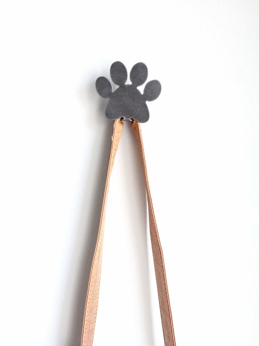 Paw Print Dog Leash Holder
