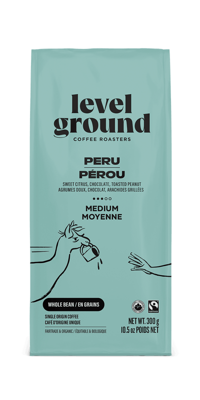 Peruvian Medium Roast Coffee Level Ground