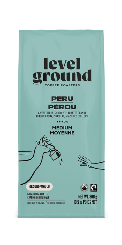 Peruvian Medium Roast Coffee Level Ground