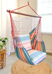 Colorful Pink and Blue Hammock Chair Swing | PASTEL