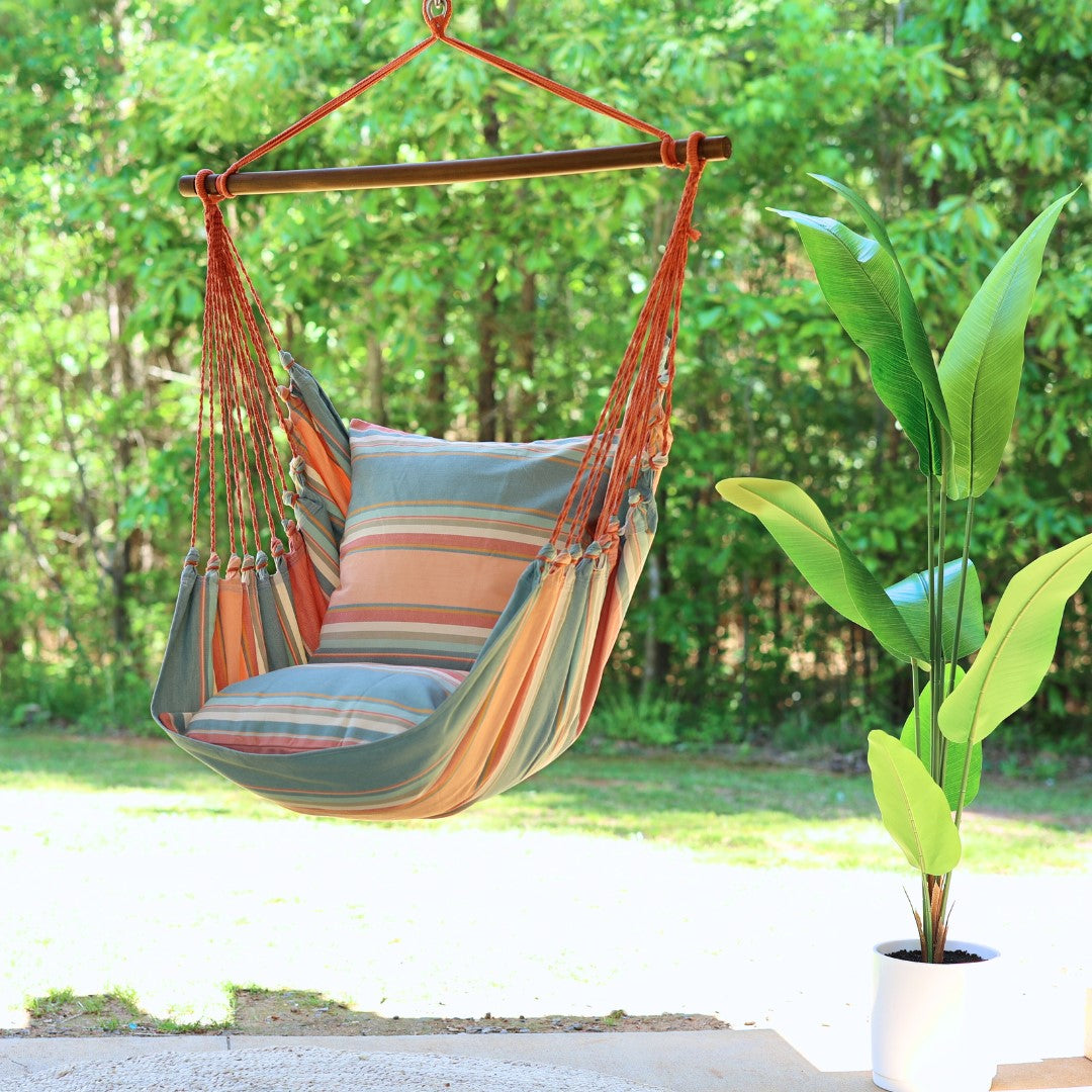 Colorful Pink and Blue Hammock Chair Swing | PASTEL