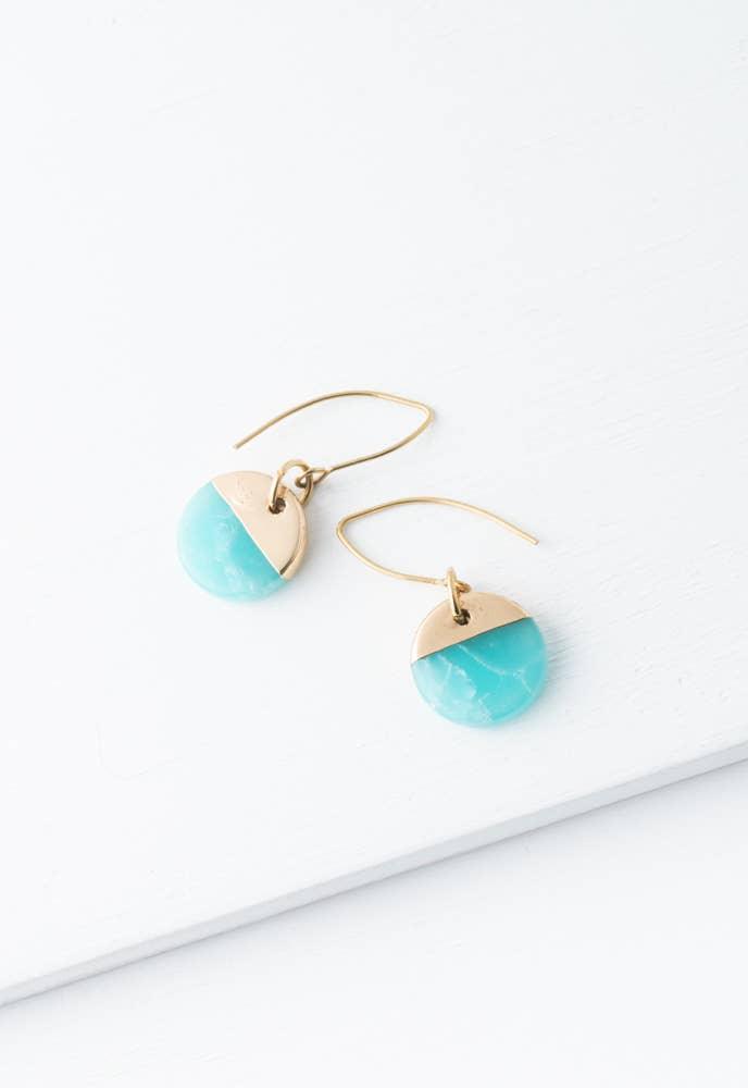 Refresh Earrings in Aqua - Ethical Trade Co