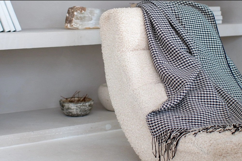 Sitota Ethiopian Cotton Throw Blanket