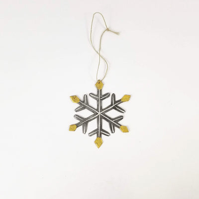 Singing Rooster - Snowflake Ornament - Ornament - Ethical Trading Company