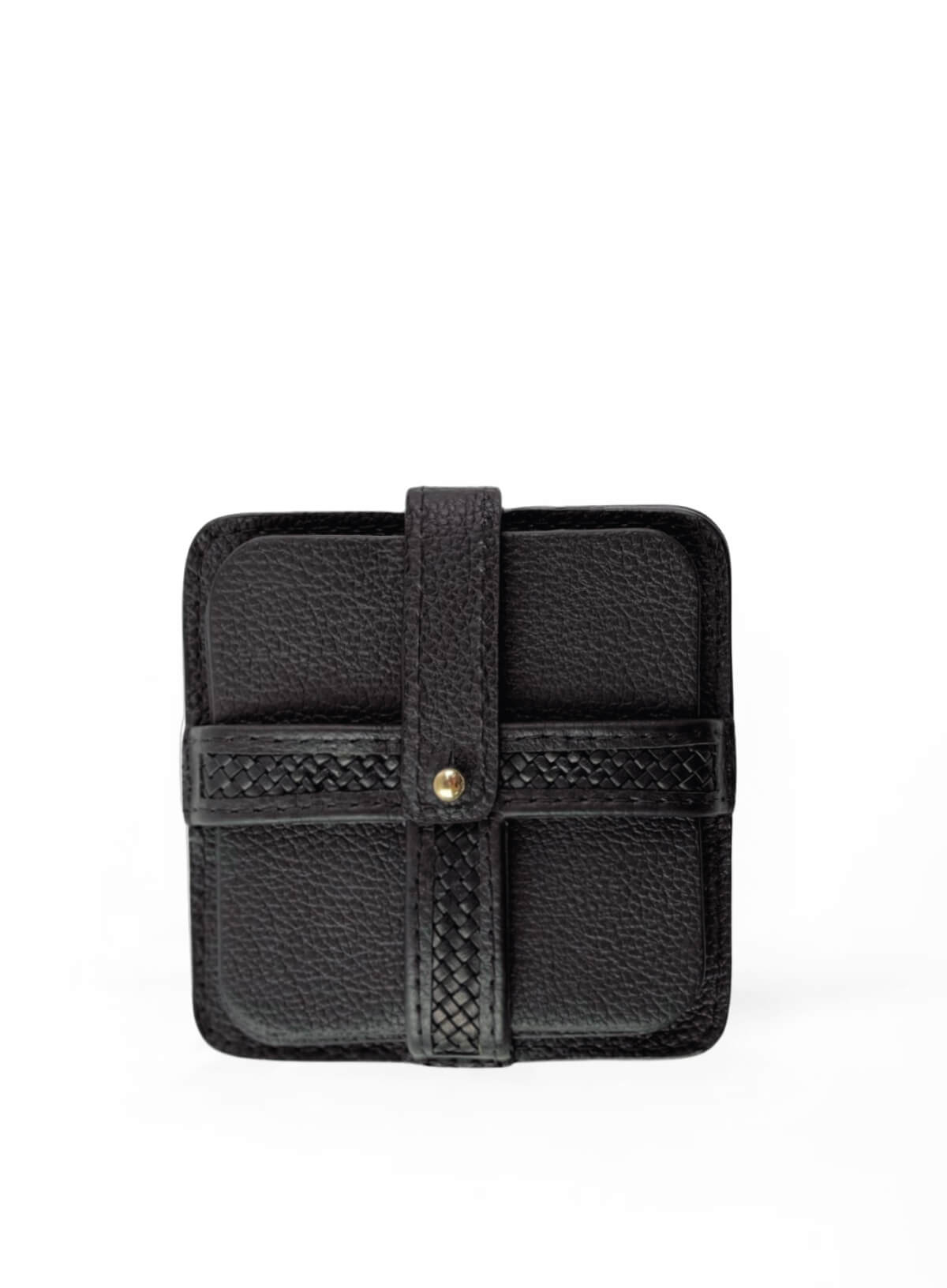 Woven Square Coasters (Set of 4 with Holder)