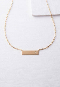 Tree of Life Cross Necklace in Gold - Ethical Trade Co