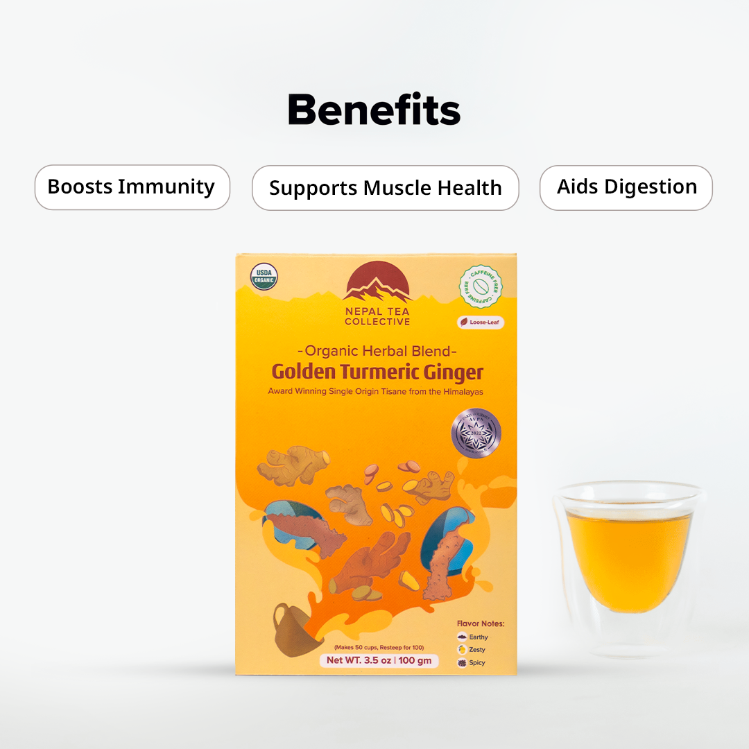 Golden Turmeric Ginger Loose Tea