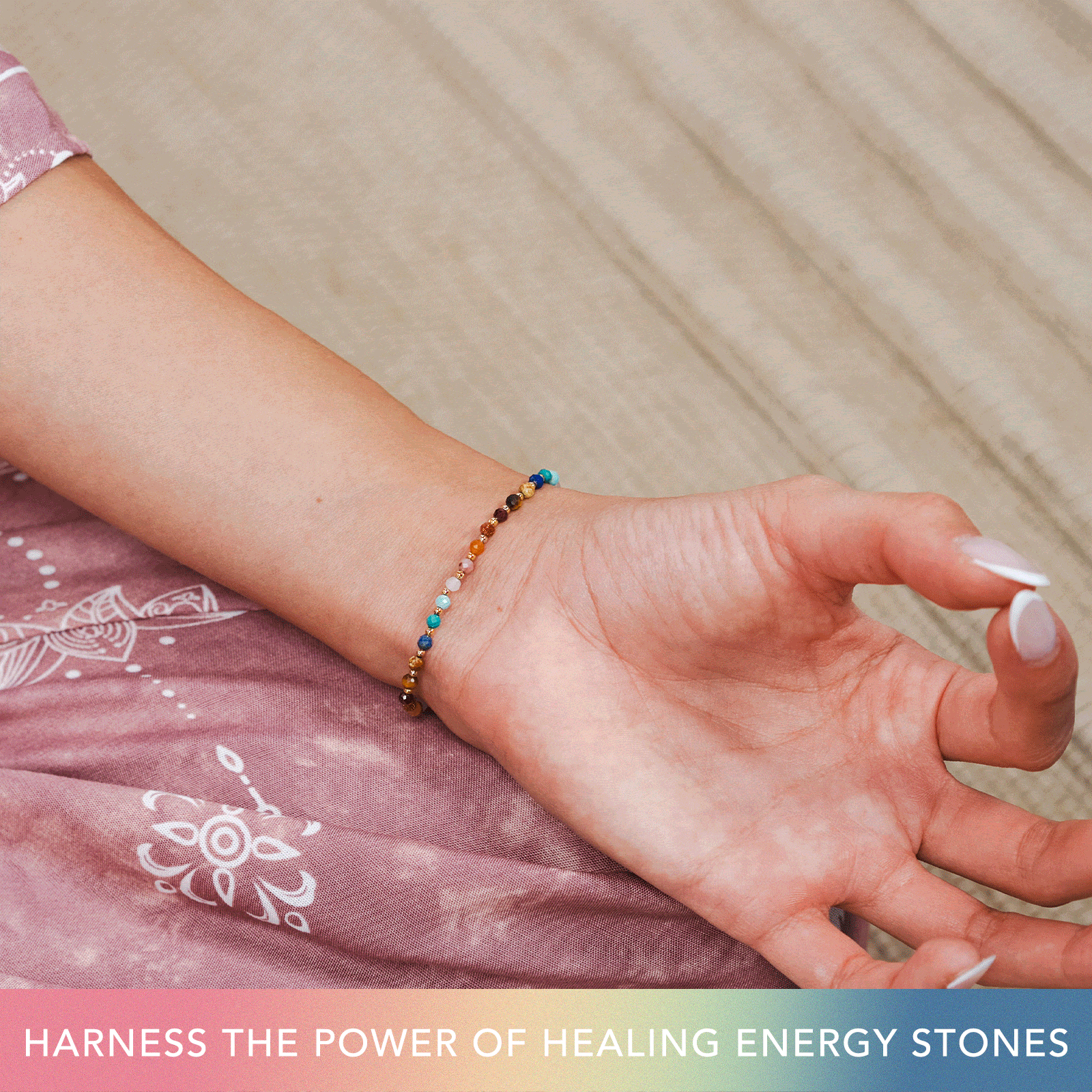 Master Healer 3mm Metal Accent Bracelet