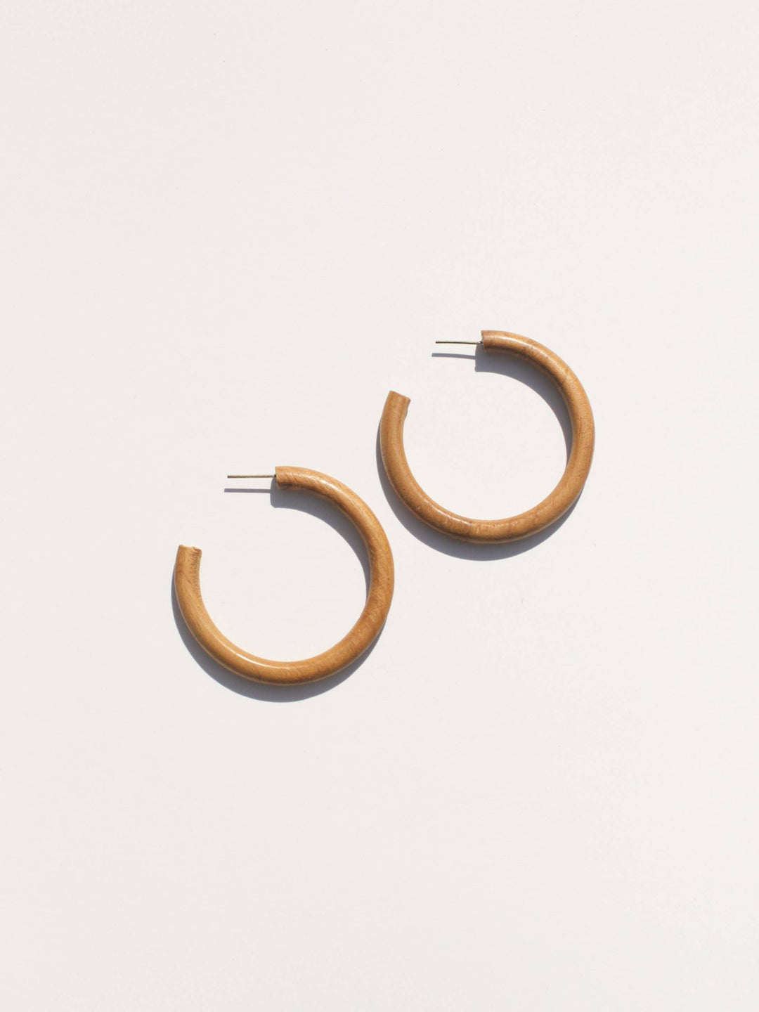 Wood Essential Hoops Large - Ethical Trade Co