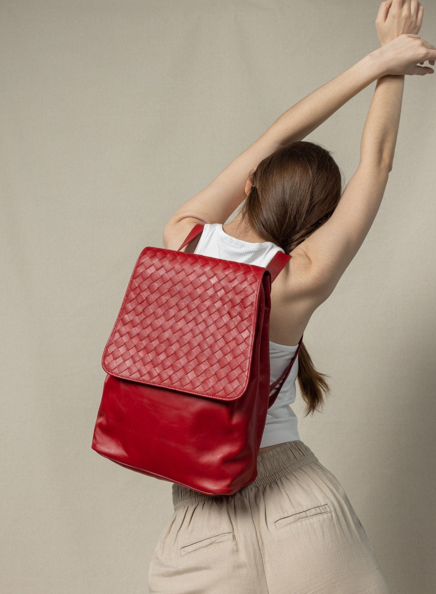 Woven Backpack