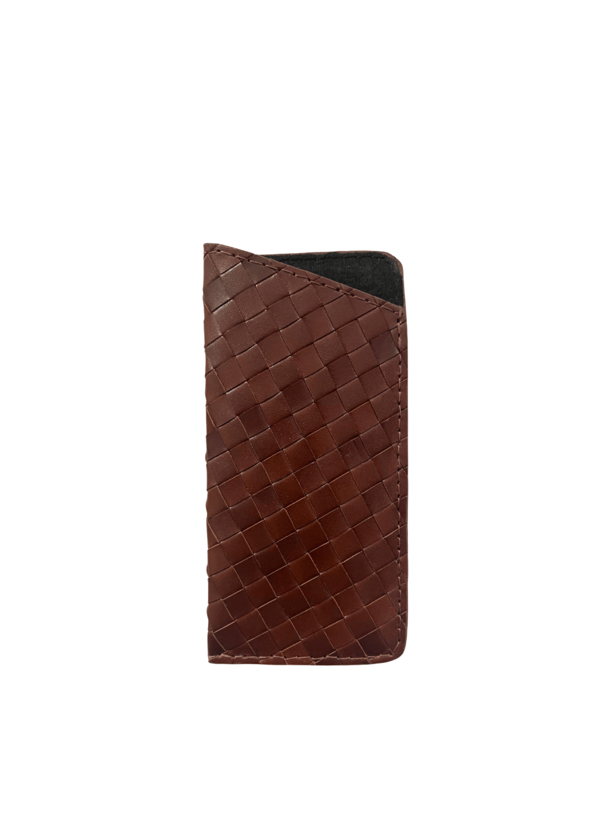 Woven Sunglass Case Black
