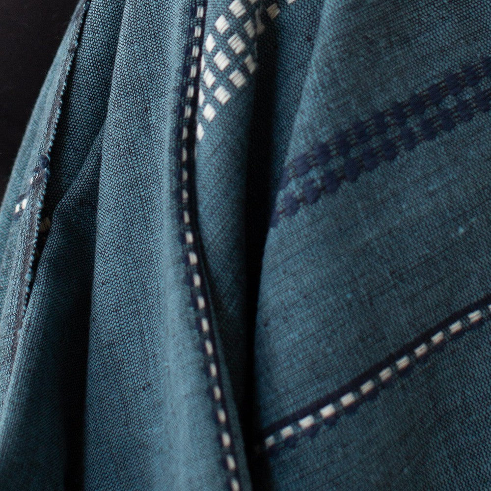 Zenach Handwoven Ethiopian Cotton Throw Blanket