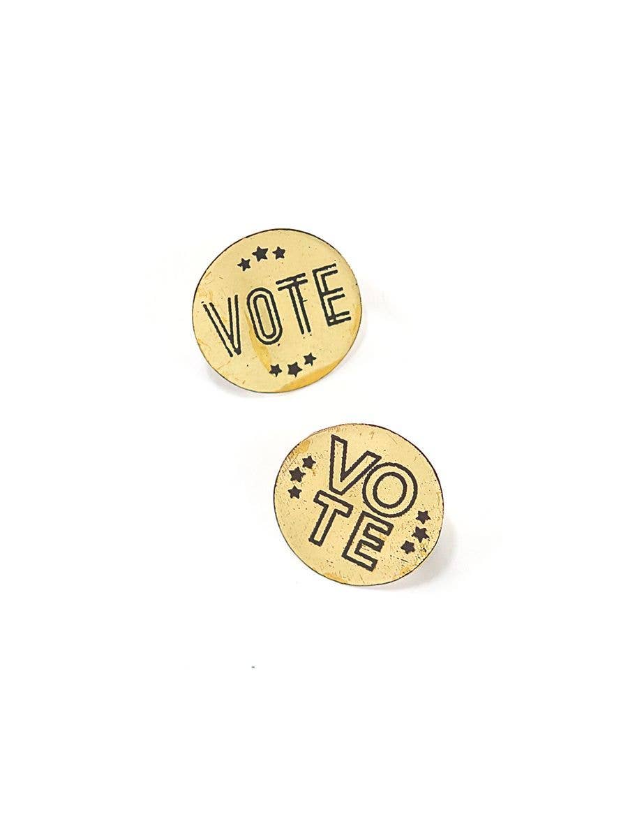 Pin | Vote (Stacked Letters)