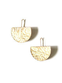 Fair Anita Luna Hammered Earrings