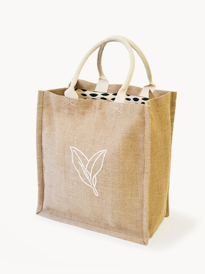 Jute Canvas Market Bag - Nature