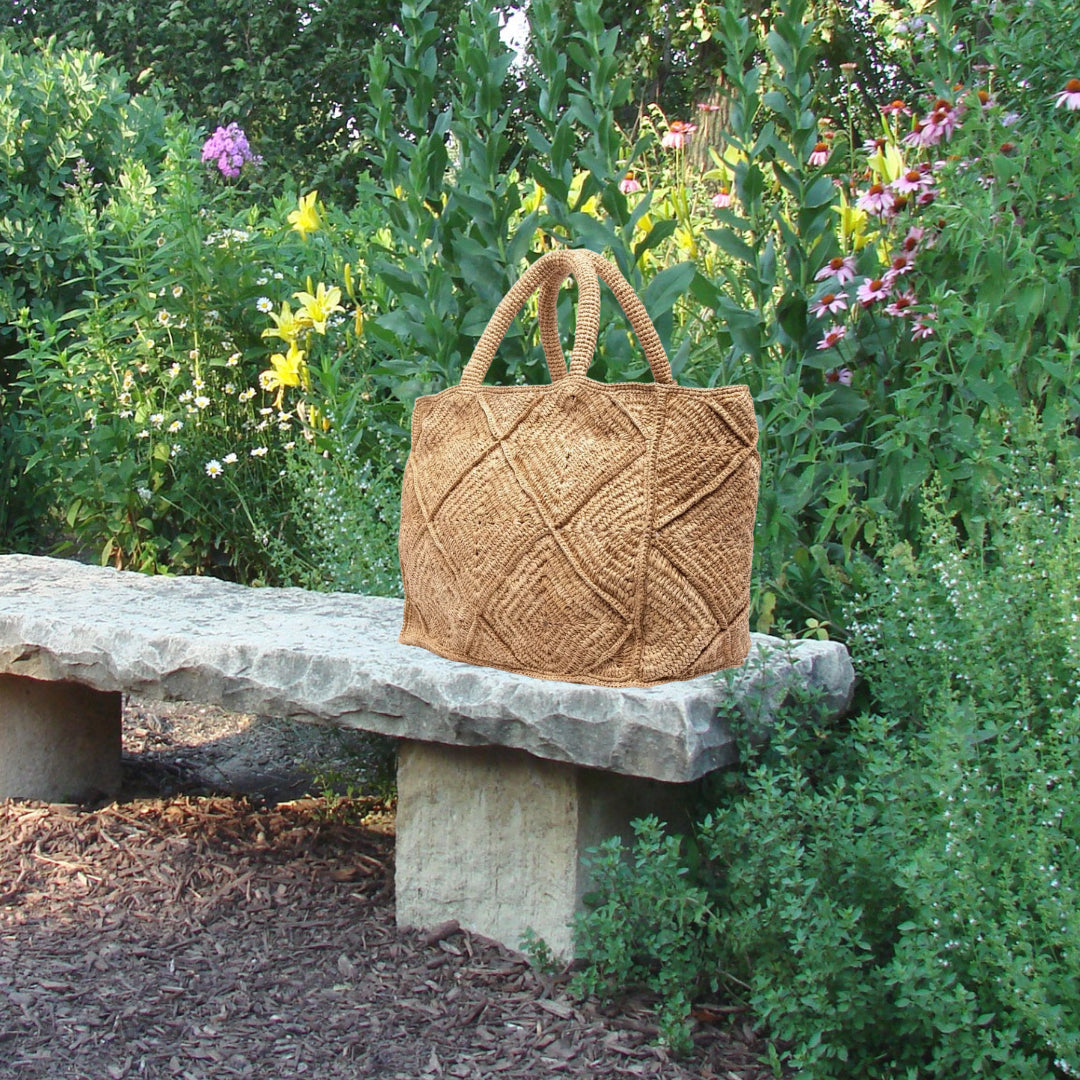 Nico Raffia Tote Bag