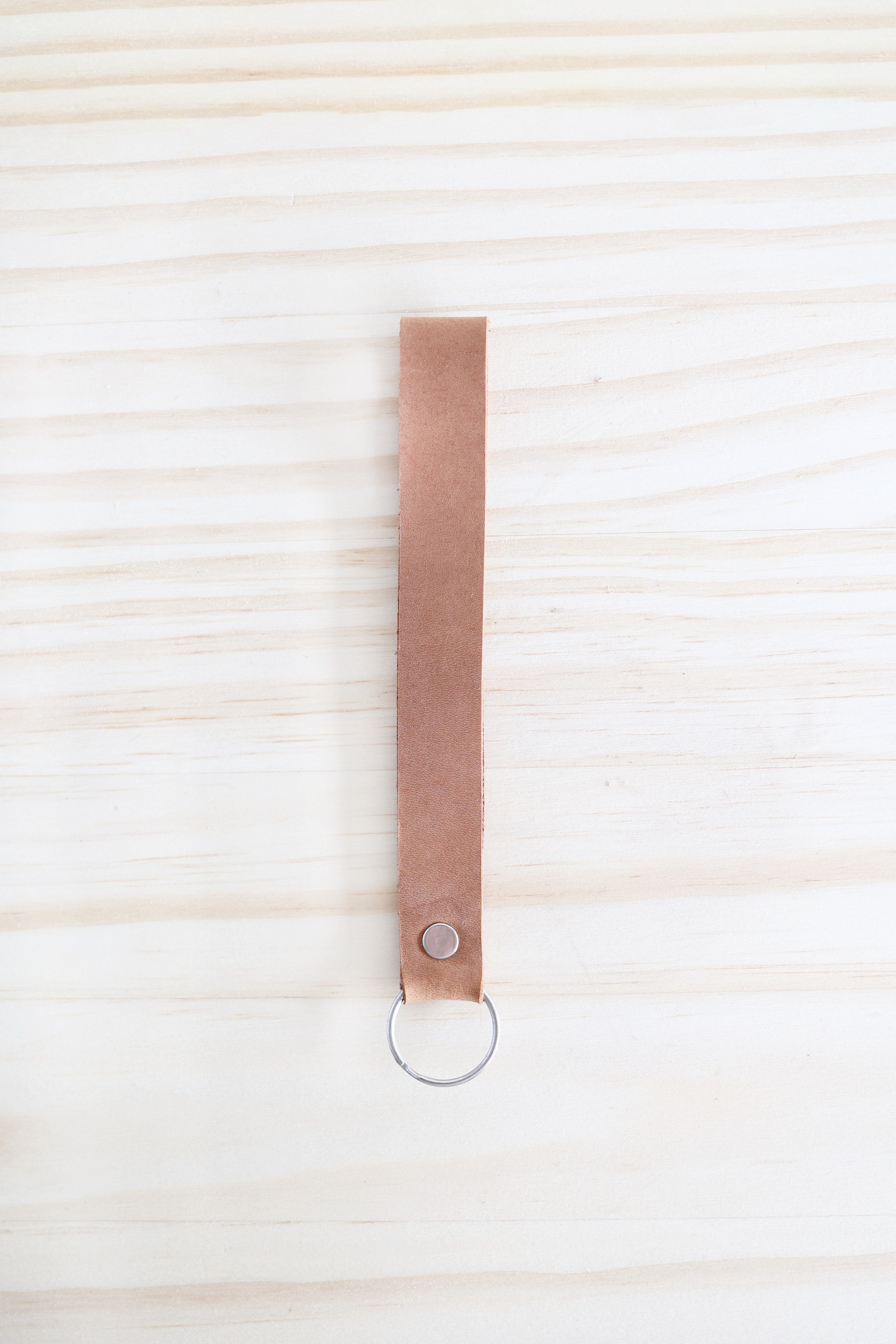 Leather Keychain Wristlet