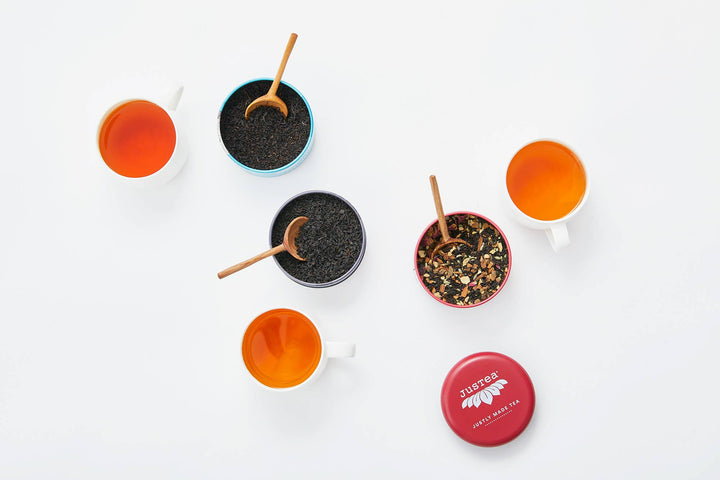 Black Tea Trio Tin & Spoon - Organic, Fair-Trade Tea Gift