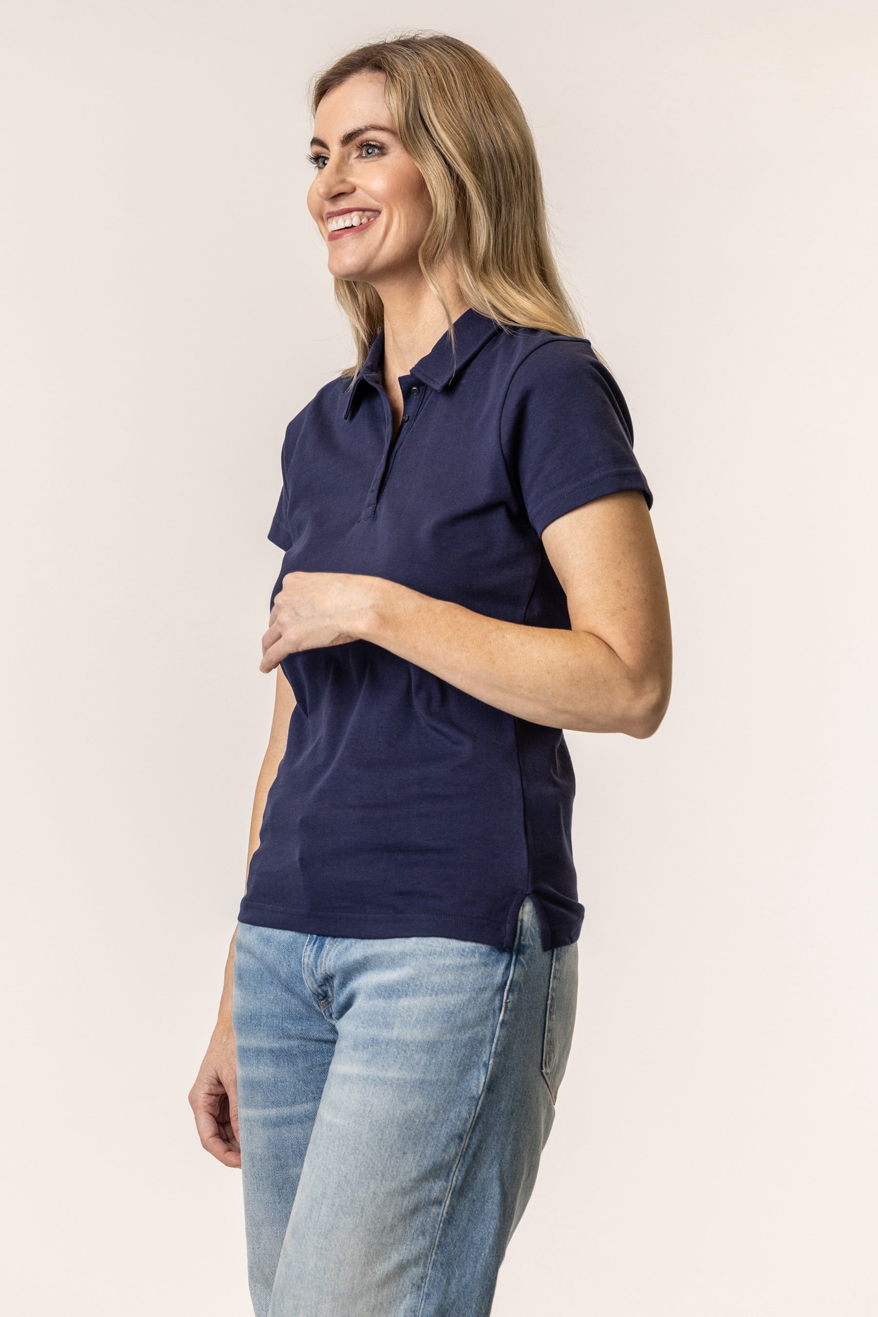 Regenerative Organic Cotton Polo for Women | Classic Fit