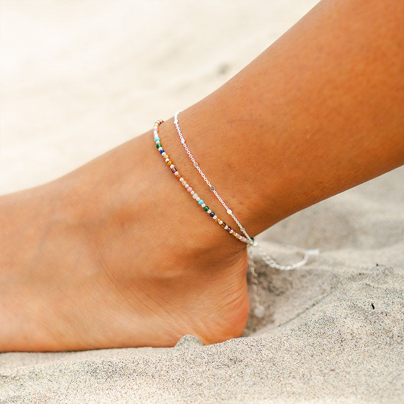 Circles in the Sand Anklet