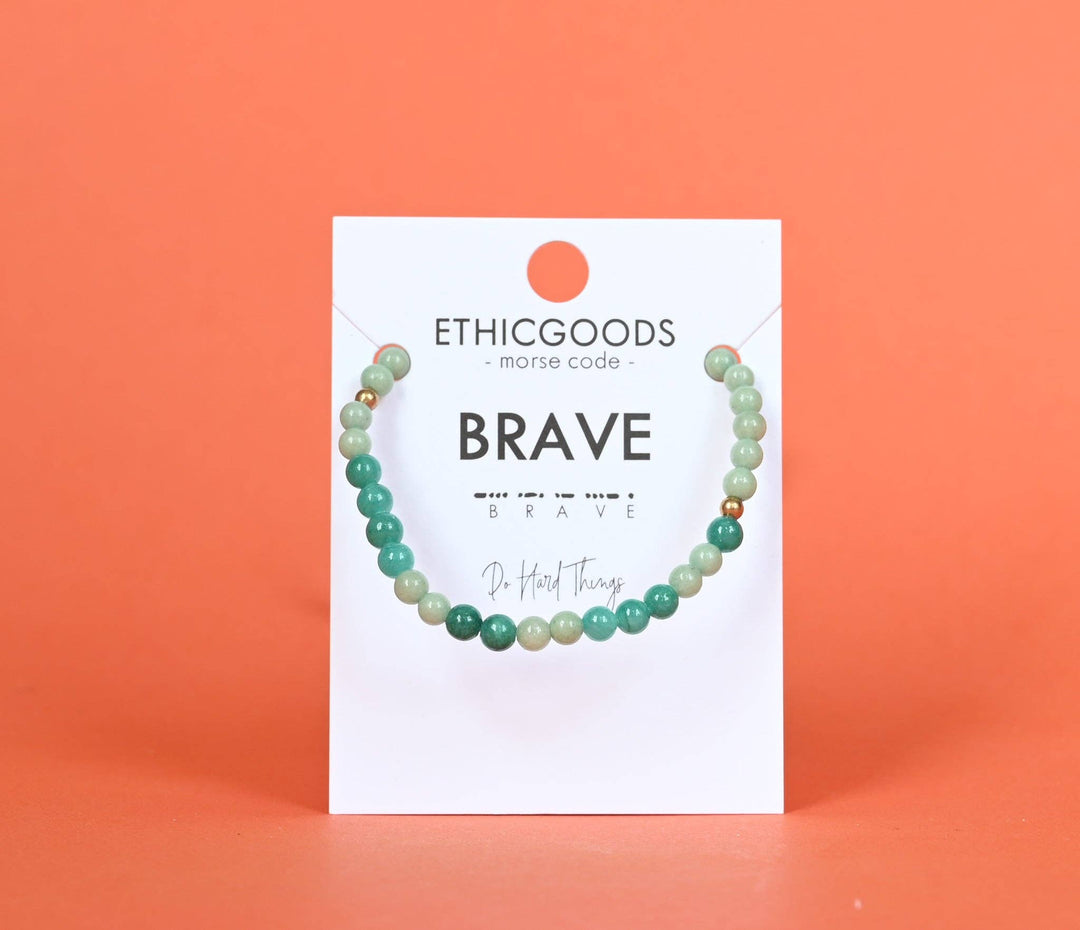 MINI Morse Code Bracelet | Brave