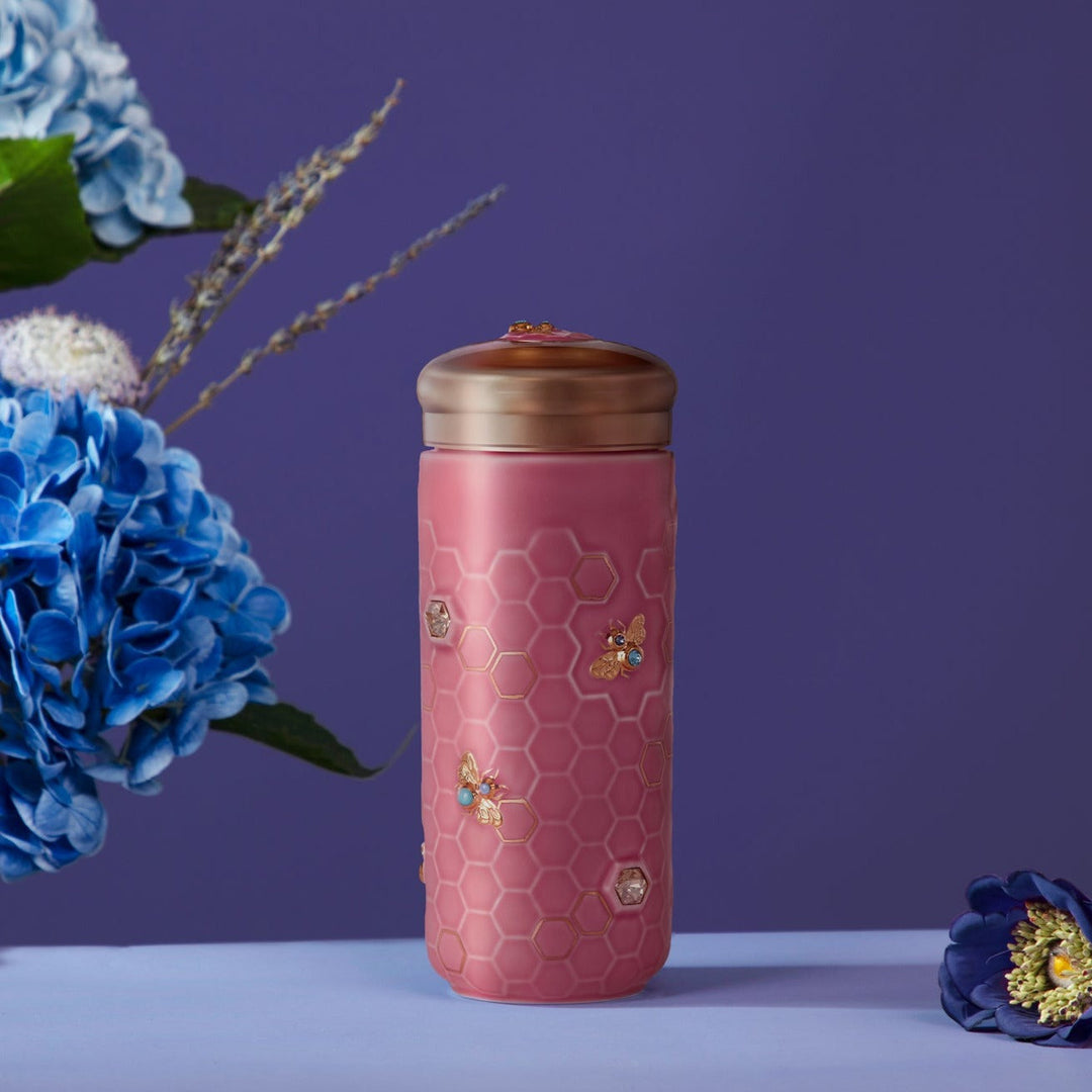 Honey Bee Travel Mug with Crystals