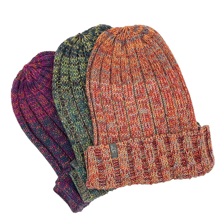 Alpaca Beanie Hat - Accordion - Tumeric