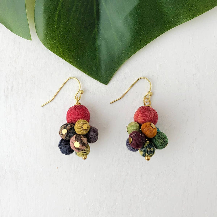 Kantha Drop Earrings