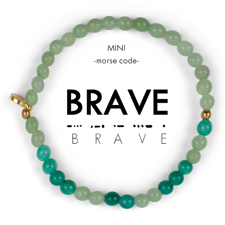 MINI Morse Code Bracelet | Brave