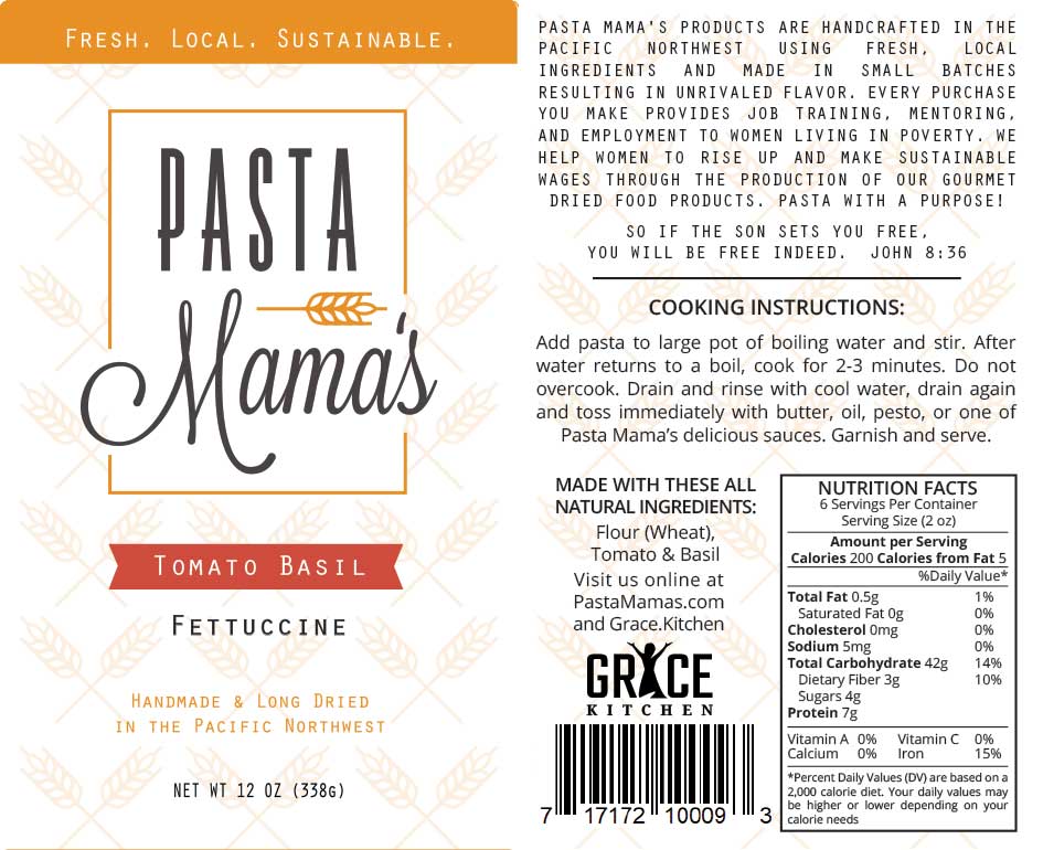 Tomato Basil Fettuccini by Pasta Mama's