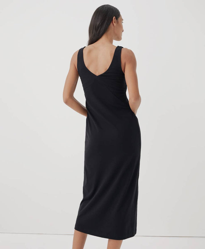 Luxe Jersey Midi Slip Dress