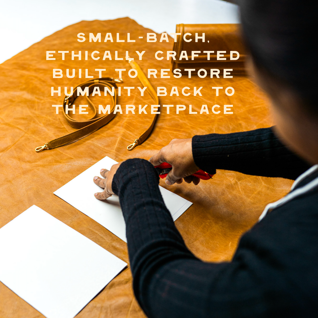 Camel Leather Mini Crossbody Bag